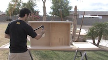 An introduction to waterborne finishes, how they work, and how to apply them via HVLP.