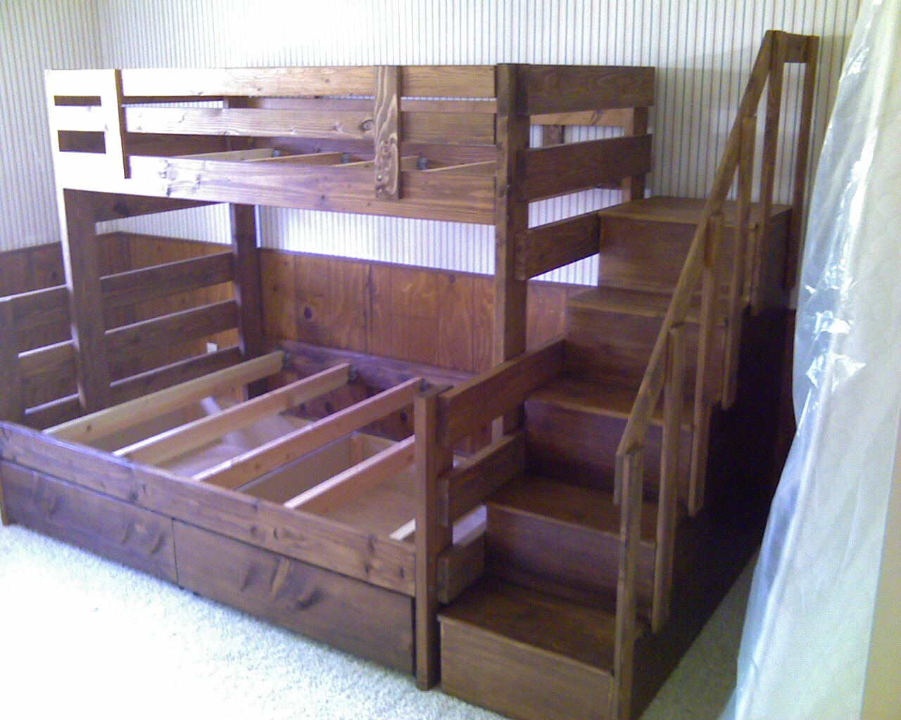 Bunk Beds Diy, Bunk Beds With Stairs, Diy Bunk Beds For ...