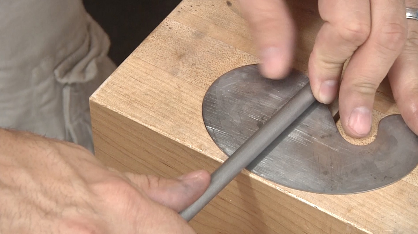 How To Sharpen A Gooseneck Scraper The Wood Whisperer