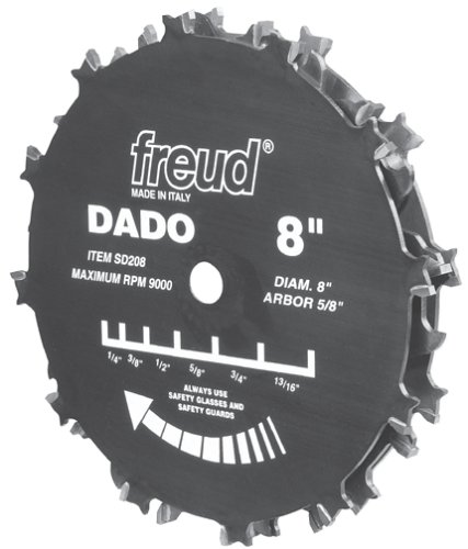 Freud SD208S 8 Inch Stacked Dado Set for sale online 