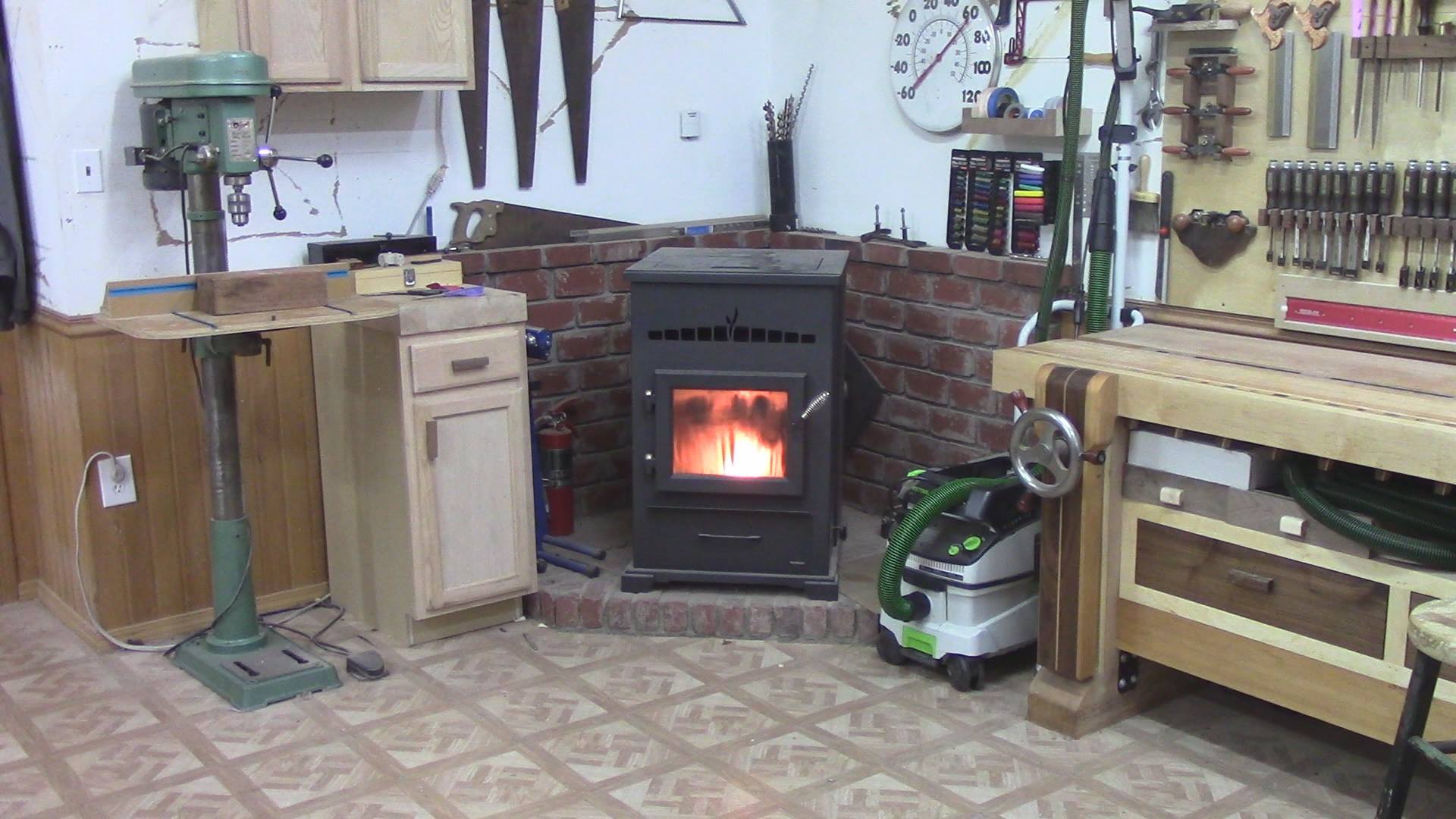 Shop Heating Options - stove